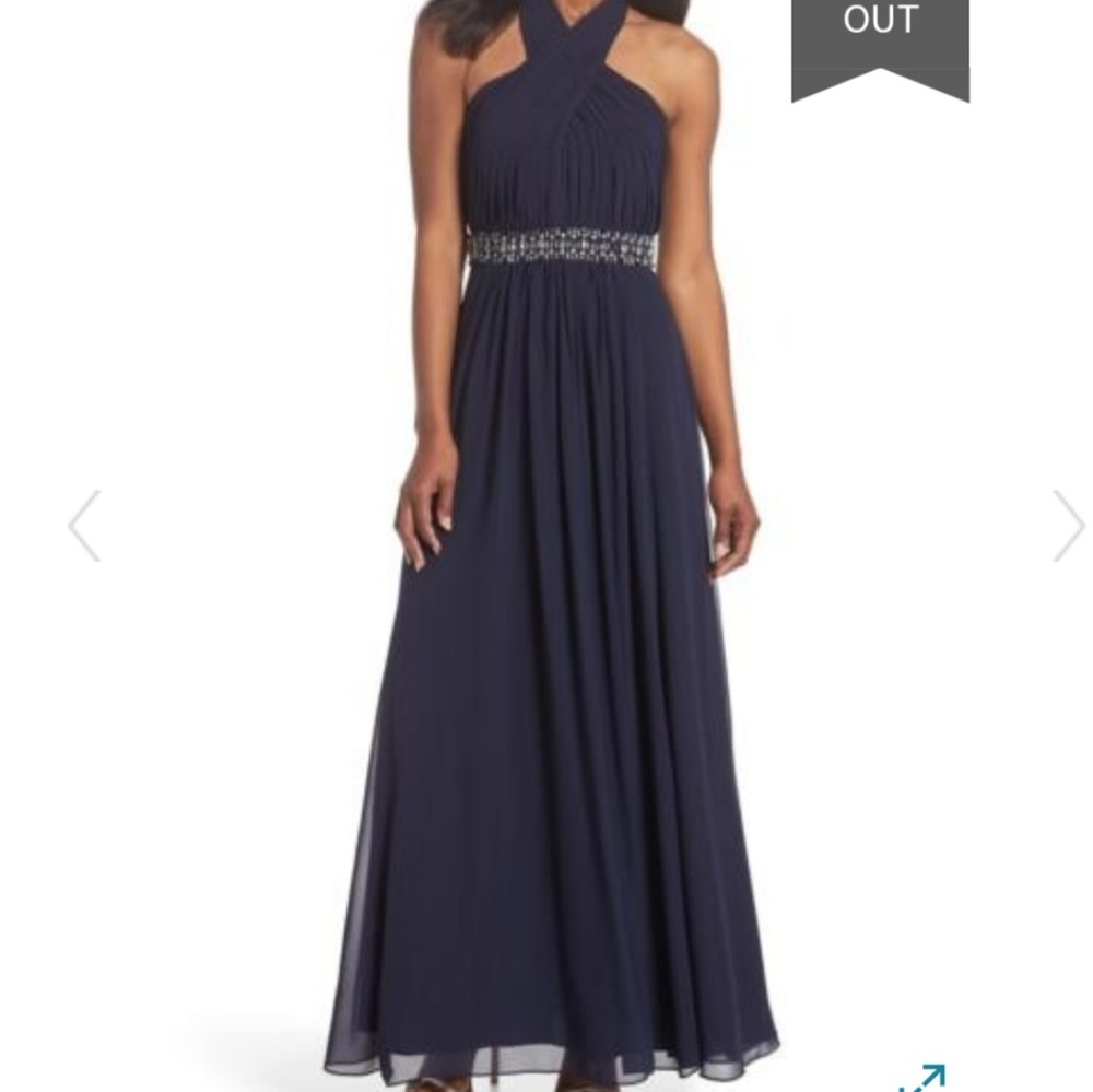 NWT Embellished Pleated Dress